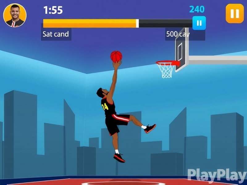 Intense Basketball Action in Dunk Master India Dunk Master India Gameplay